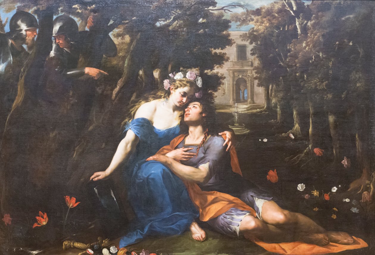 Rinaldo ve Armida, Andrea Vaccaro (tuval üzerine yağlıboya) by Andrea Vaccaro