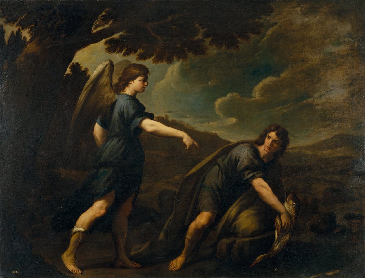 Balıklı Melek ve Tobias, c. 1640 by Andrea Vaccaro