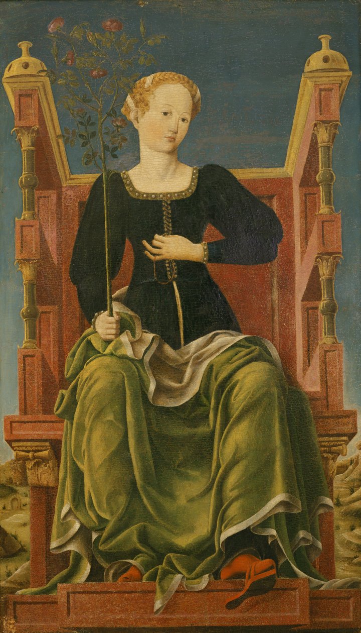 Urania (resim) by Andrea da (workshop of) Belfiore