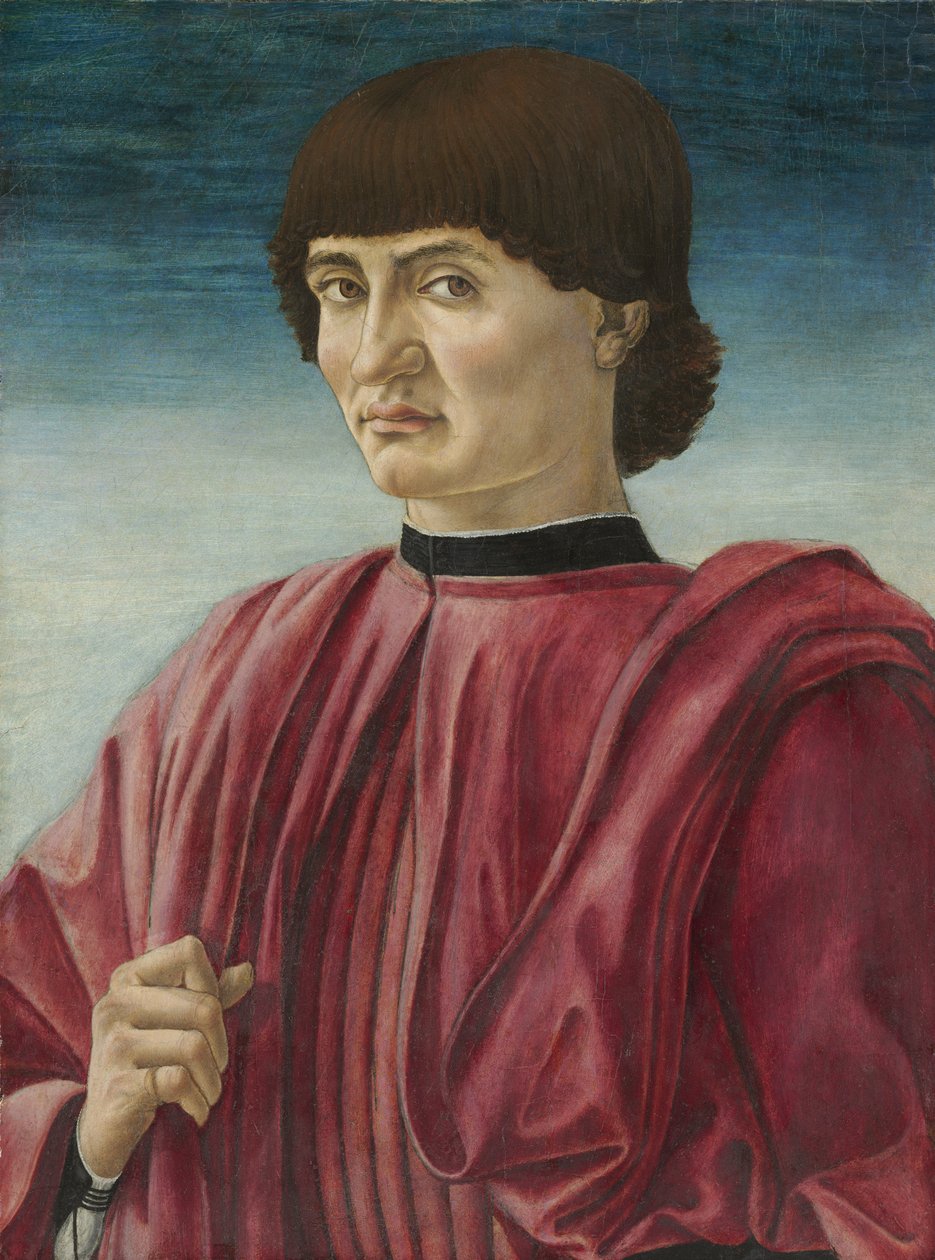 Bir adamın portresi, c.1450 (panelde öfke) by Andrea del Castagno