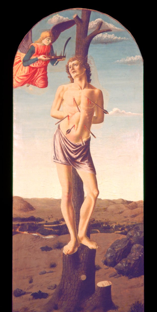 Aziz Sebastian, 1457 by Andrea del Castagno