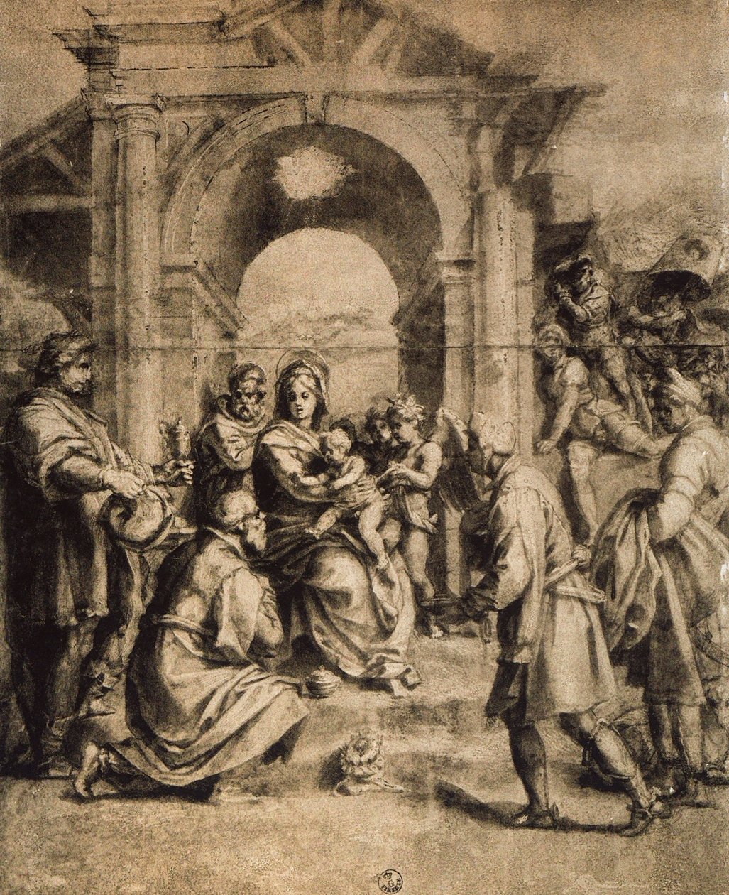 Andrea del Sarto tarafından çizilen Magi