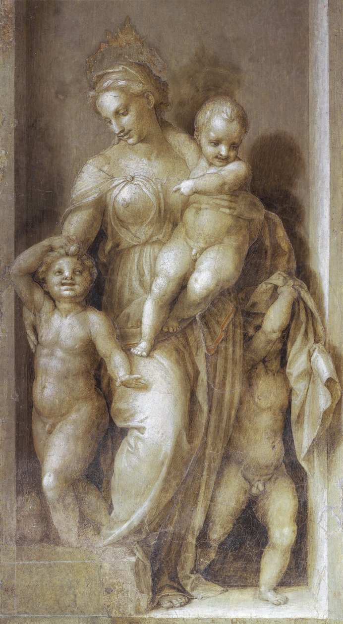 Hayır Kurumu - Fresk by Andrea del Sarto