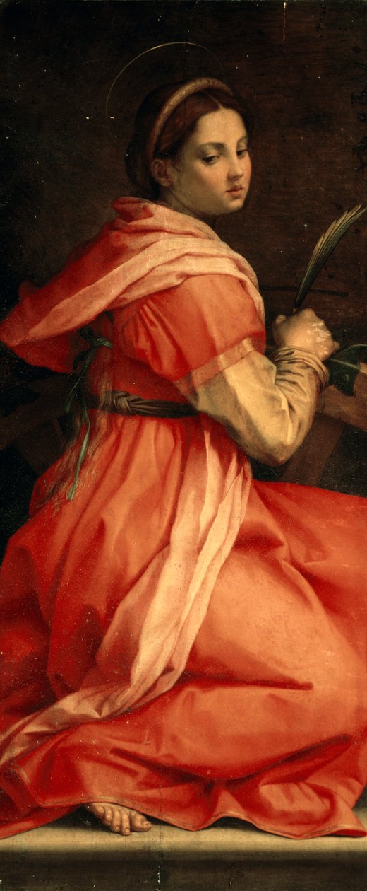 İskenderiyeli Aziz Catherine, c.1530 by Andrea del Sarto
