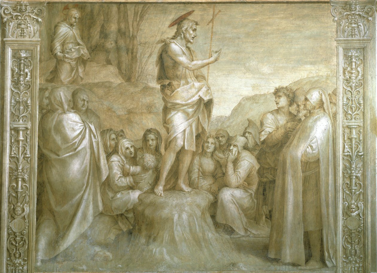 St John Öyküleri Andrea del Sarto (1486-1530), fresk, Detay, Scalzo Manastırı, Floransa by Andrea del Sarto