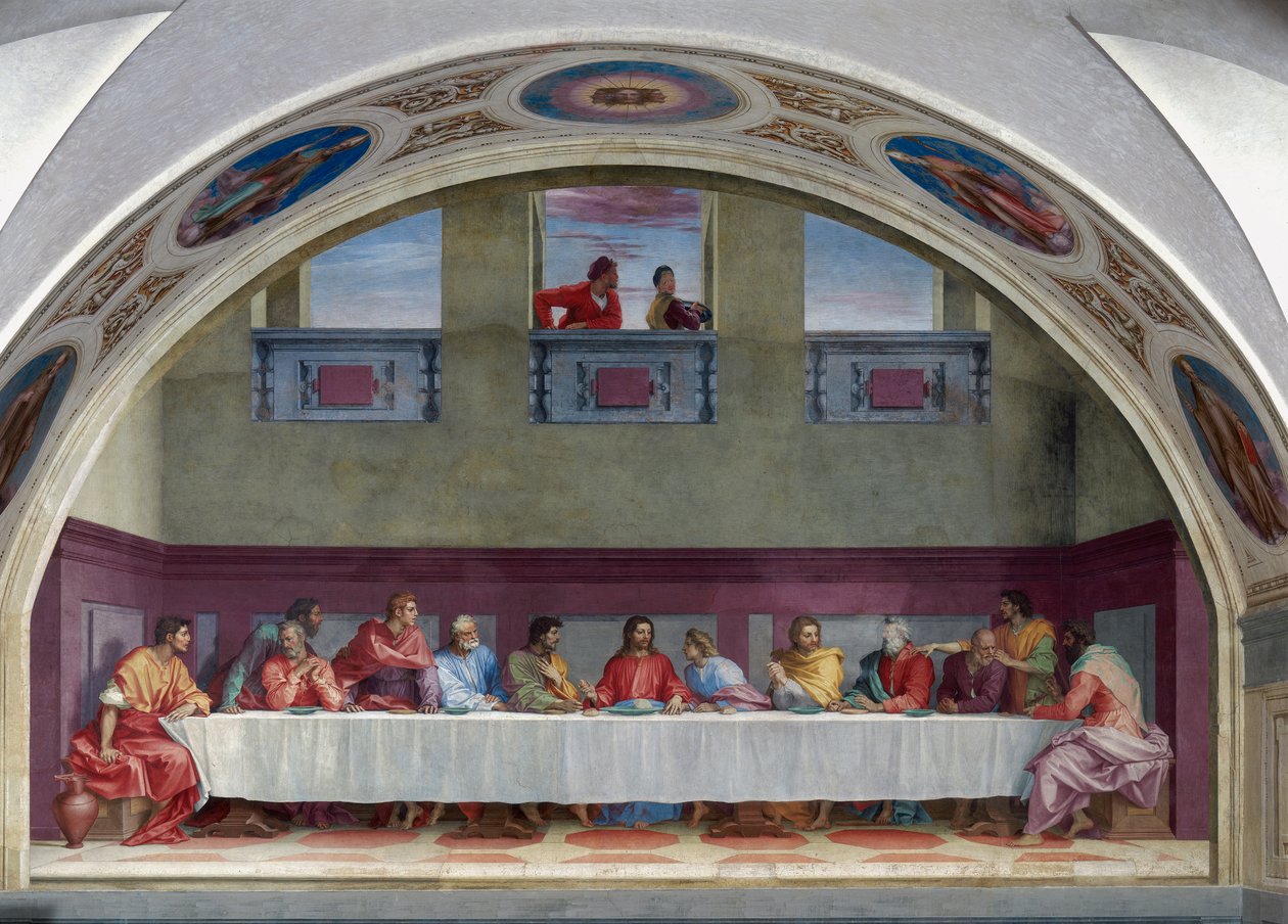 Son Akşam Yemeği by Andrea del Sarto
