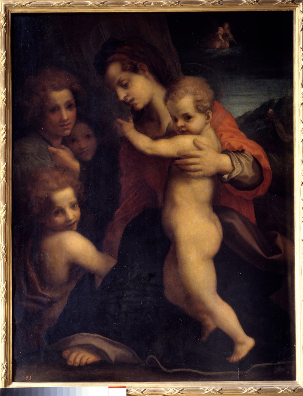 Bakire, Çocuk İsa, Aziz John ve İki Melek, Andrea del Sarto