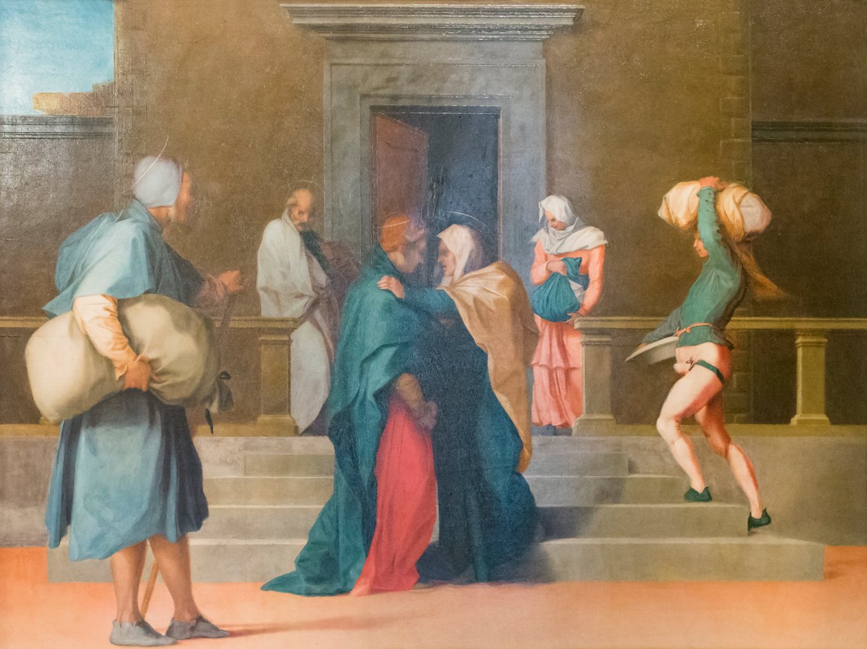 Ziyaret, 1524'ten sonra by Andrea del Sarto