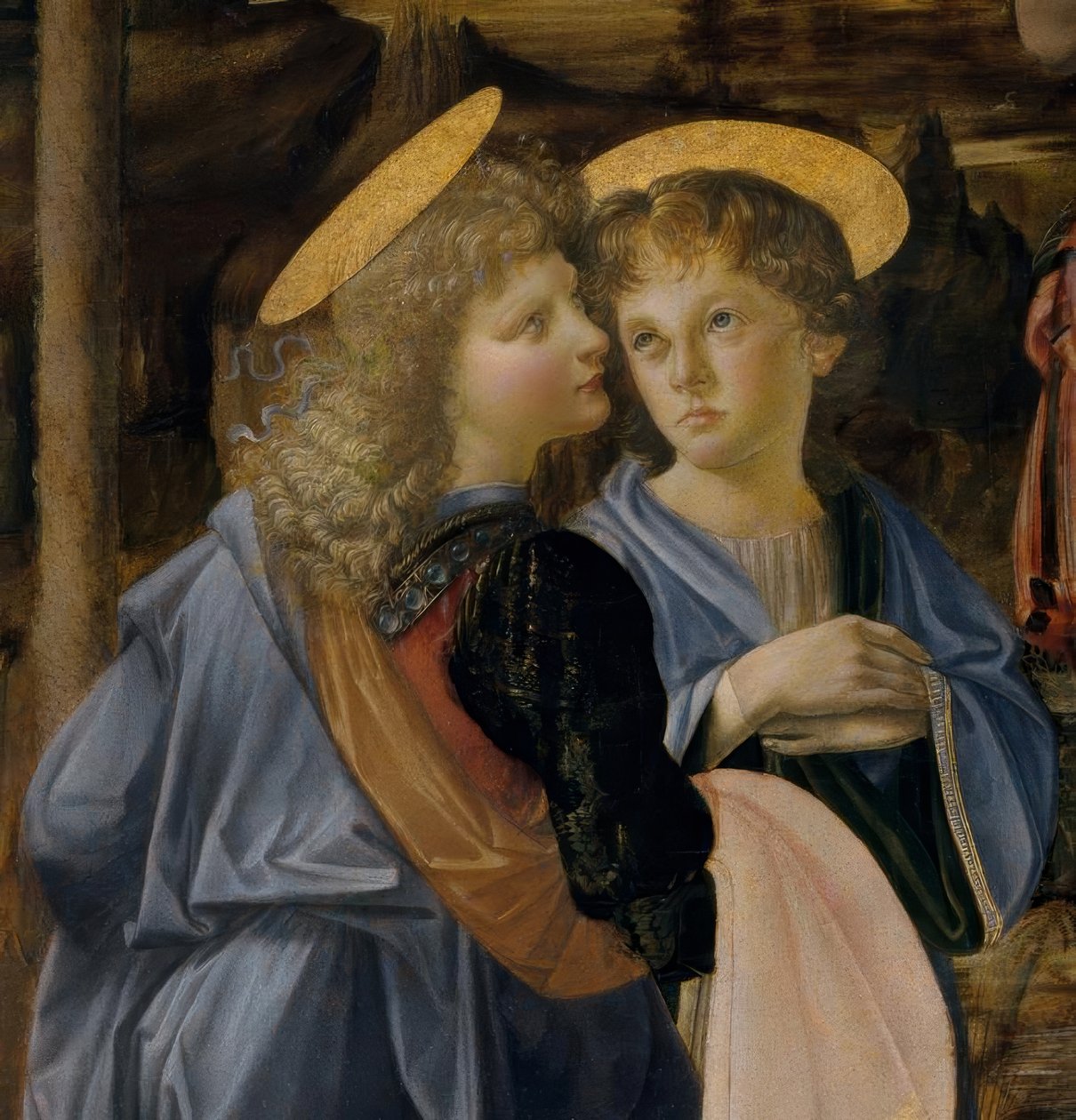 Verrocchio ve. Leonardo, Mesih