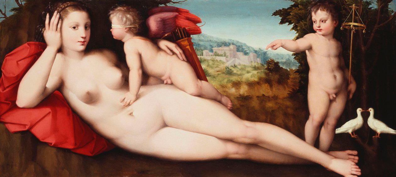 Kutsal ve Saygısız Sevgiyle Venüs, by Andrea di Alessandro Bresciano