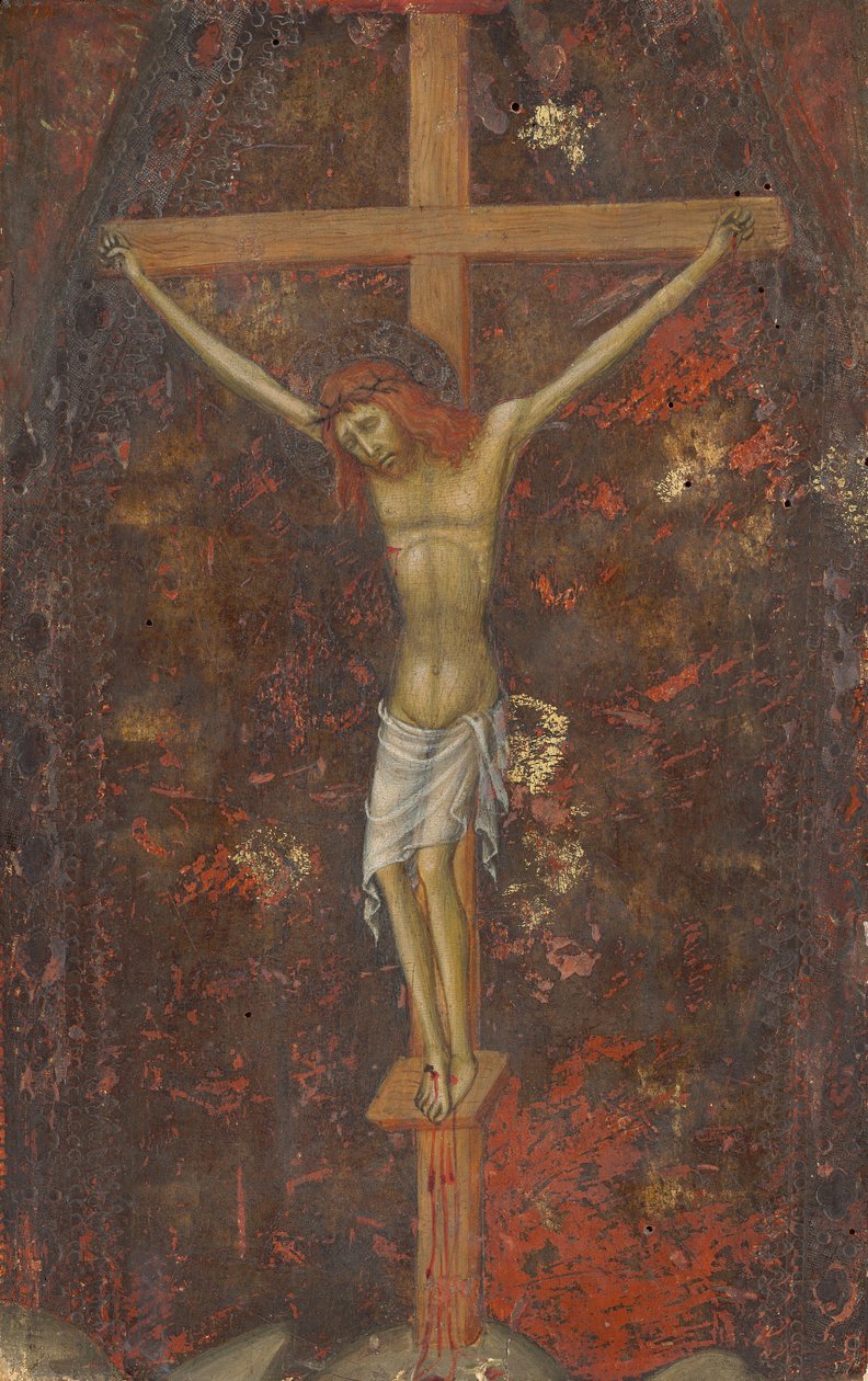 Çarmıhtaki Mesih [ters], c. 13801390. by Andrea di Bartolo