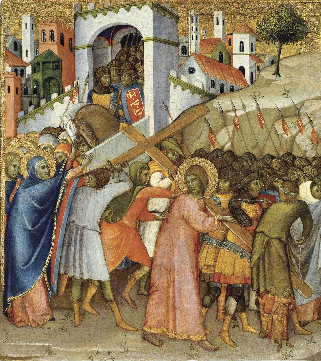 Calvary Yolunda İsa by Andrea di Bartolo