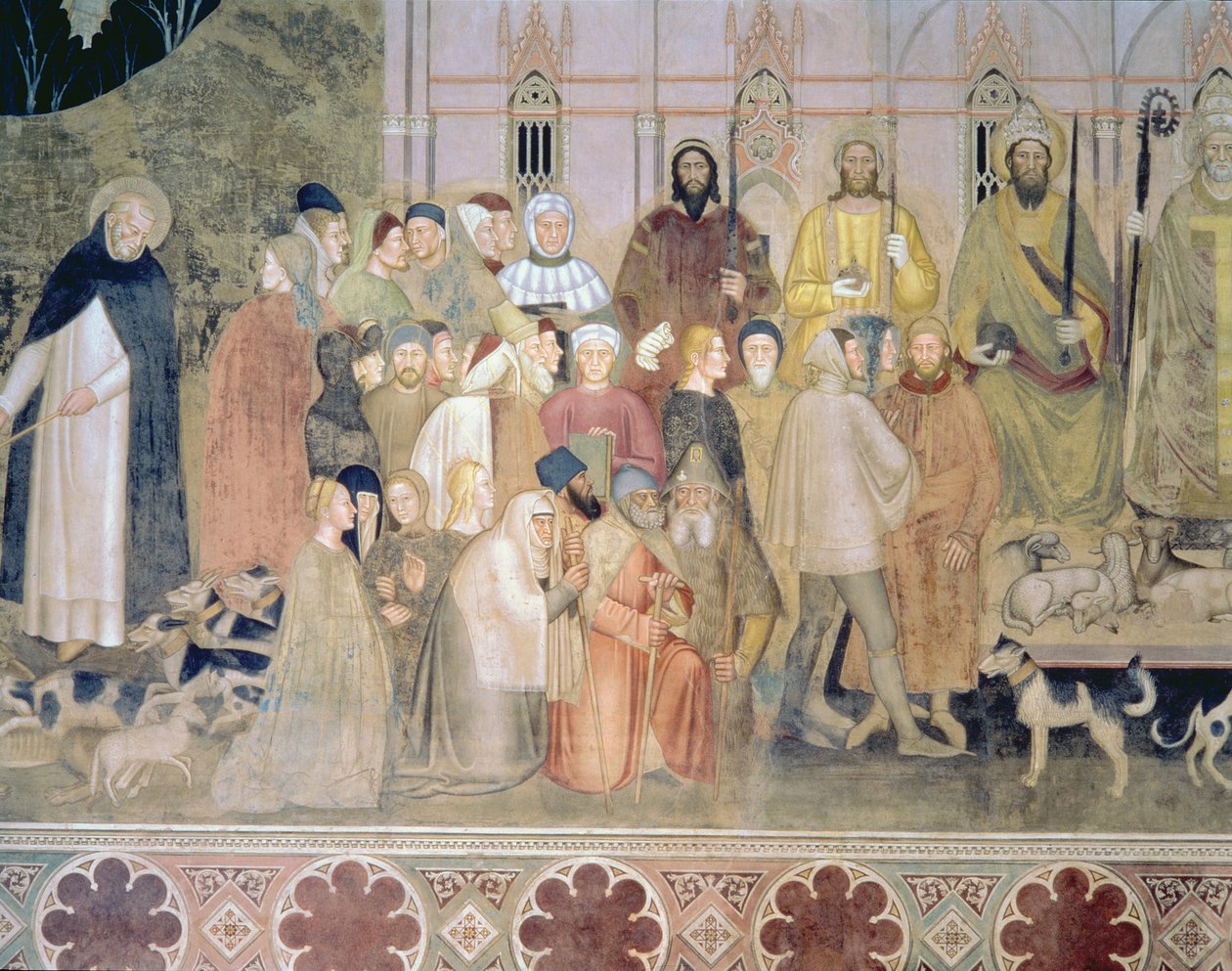 Kilise Militan ve Muzaffer, detay, İspanyol Şapeli
