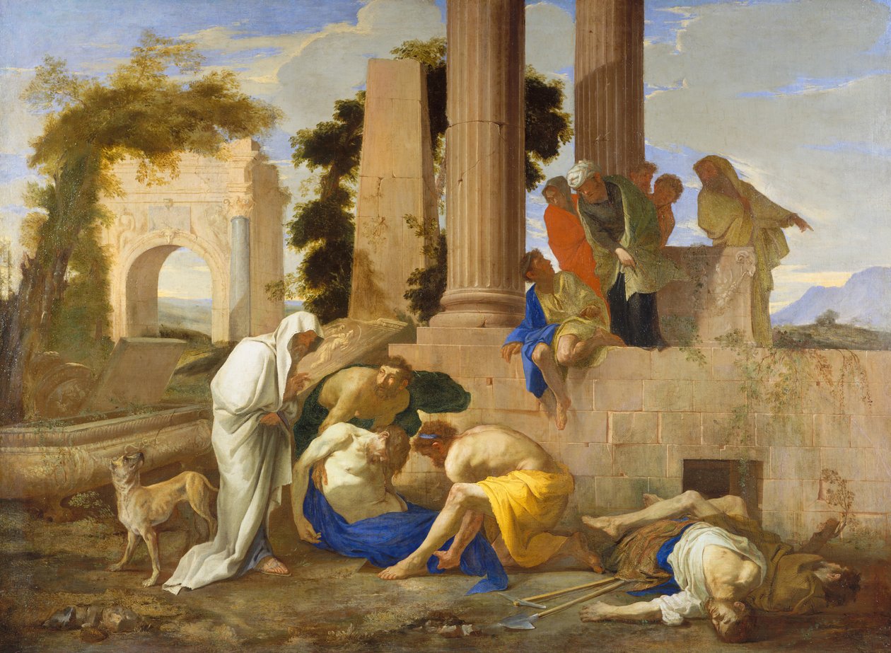 Tobit Ölüleri Gömerken, 1640
