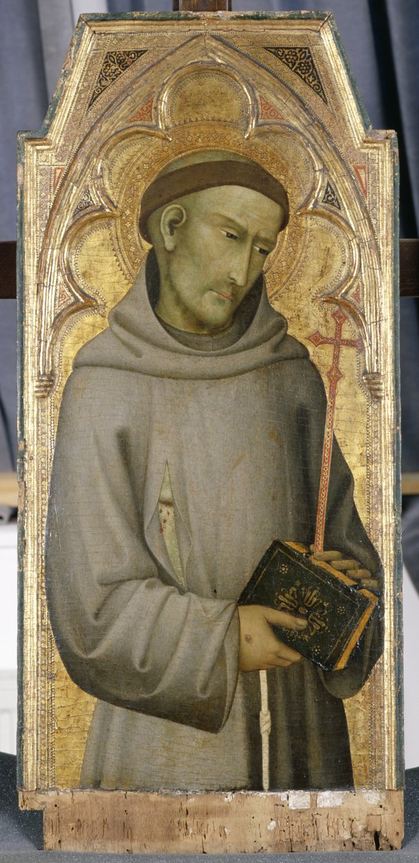 Francis, c.1375 (kavak ağacı üzerinde tempera) by Andrea di Vanni dAndrea Salvani Andrea di Vanni dAndrea Salvani