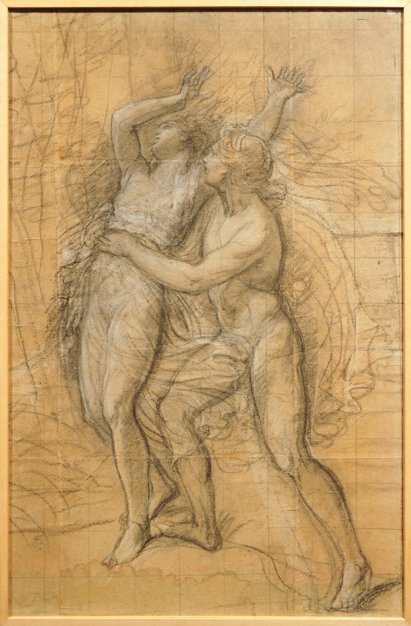 Apollo ve Daphne, Andrea Appiani (1754-1817), çizim by Andrea the Elder Appiani