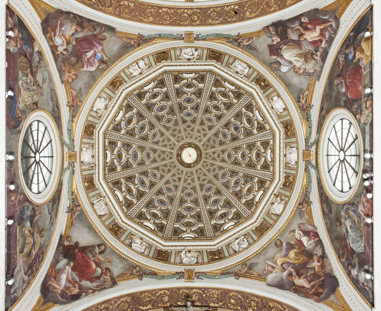 freskler ile kubbe by Andrea the Elder Appiani