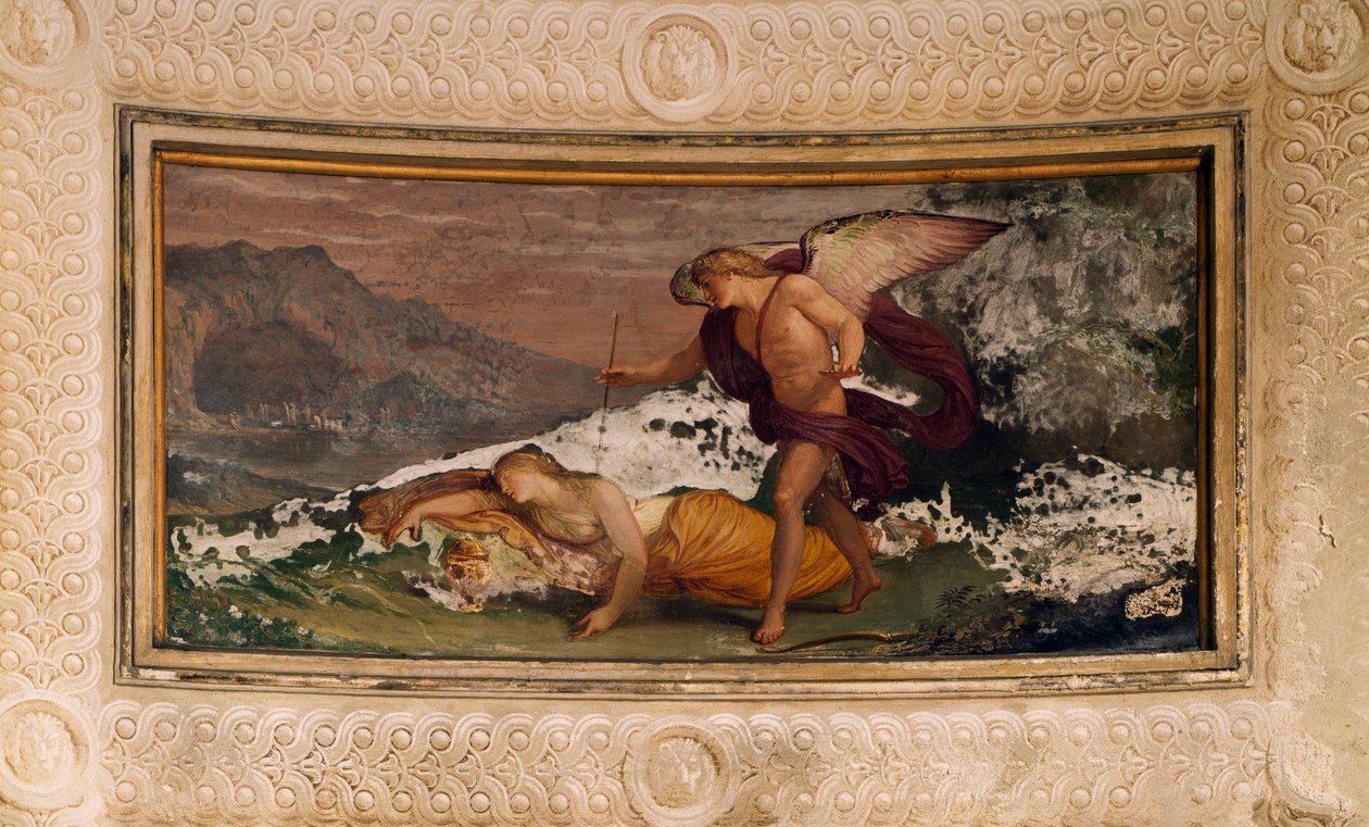 Fresk Andrea Appiani (1754-1817), Villa Reale, Monza, İtalya by Andrea the Elder Appiani