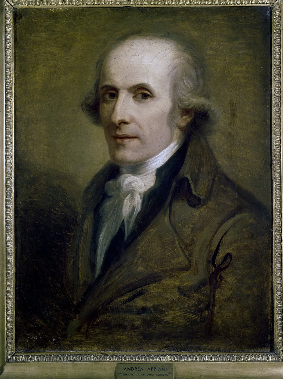 Heykeltıraş Antonio Canova#39;nın portresi by Andrea the Elder Appiani
