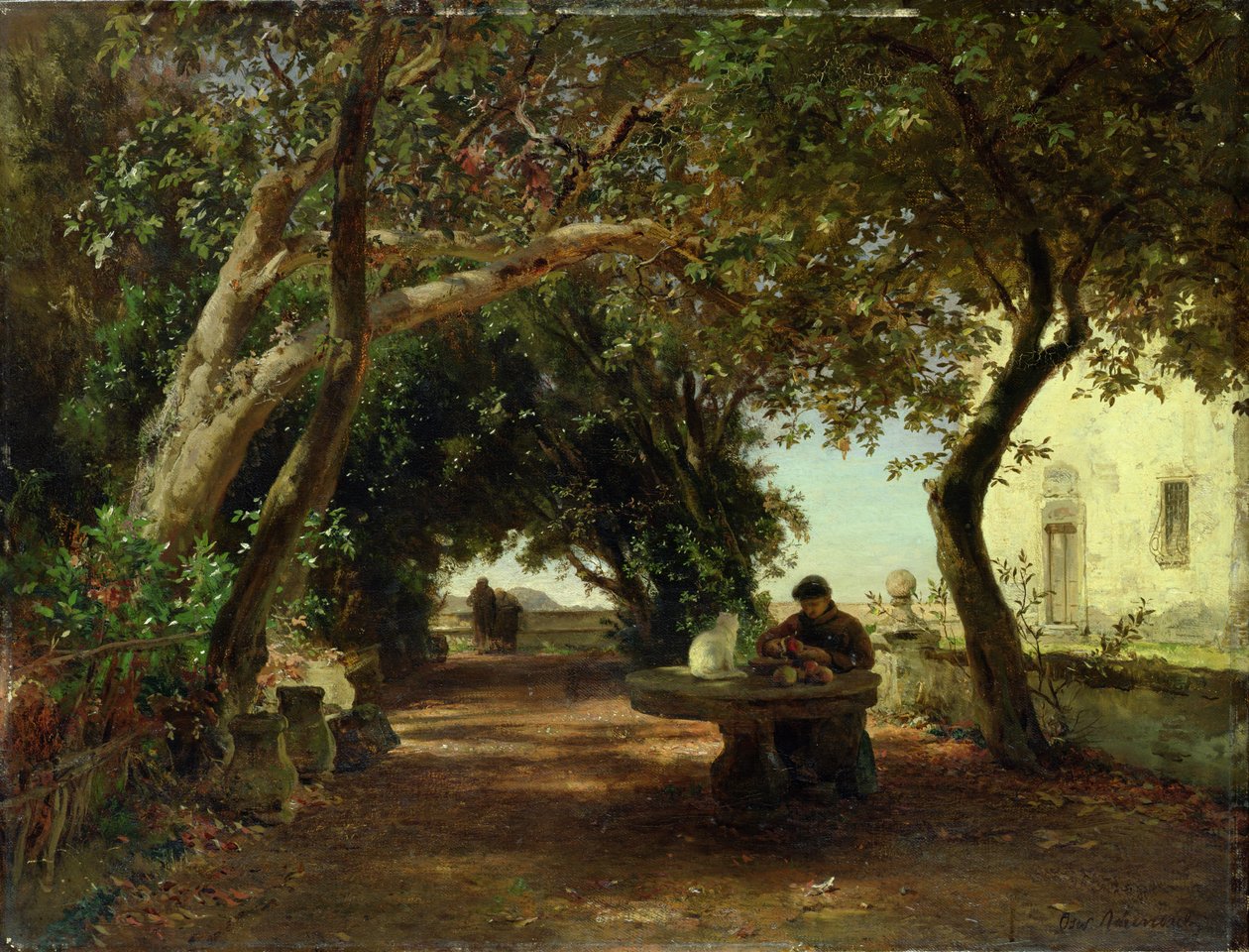 İtalyan Manastırları by Andreas Achenbach