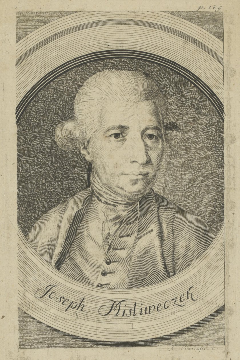 Josef Mysliveček by Andreas Niederhofer
