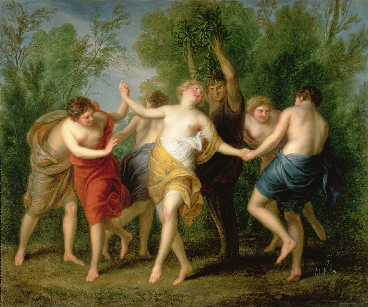 Apulyalı bir adamın zeytin ağacına dönüşümü, c.1765 by Andreas or Andries Lens