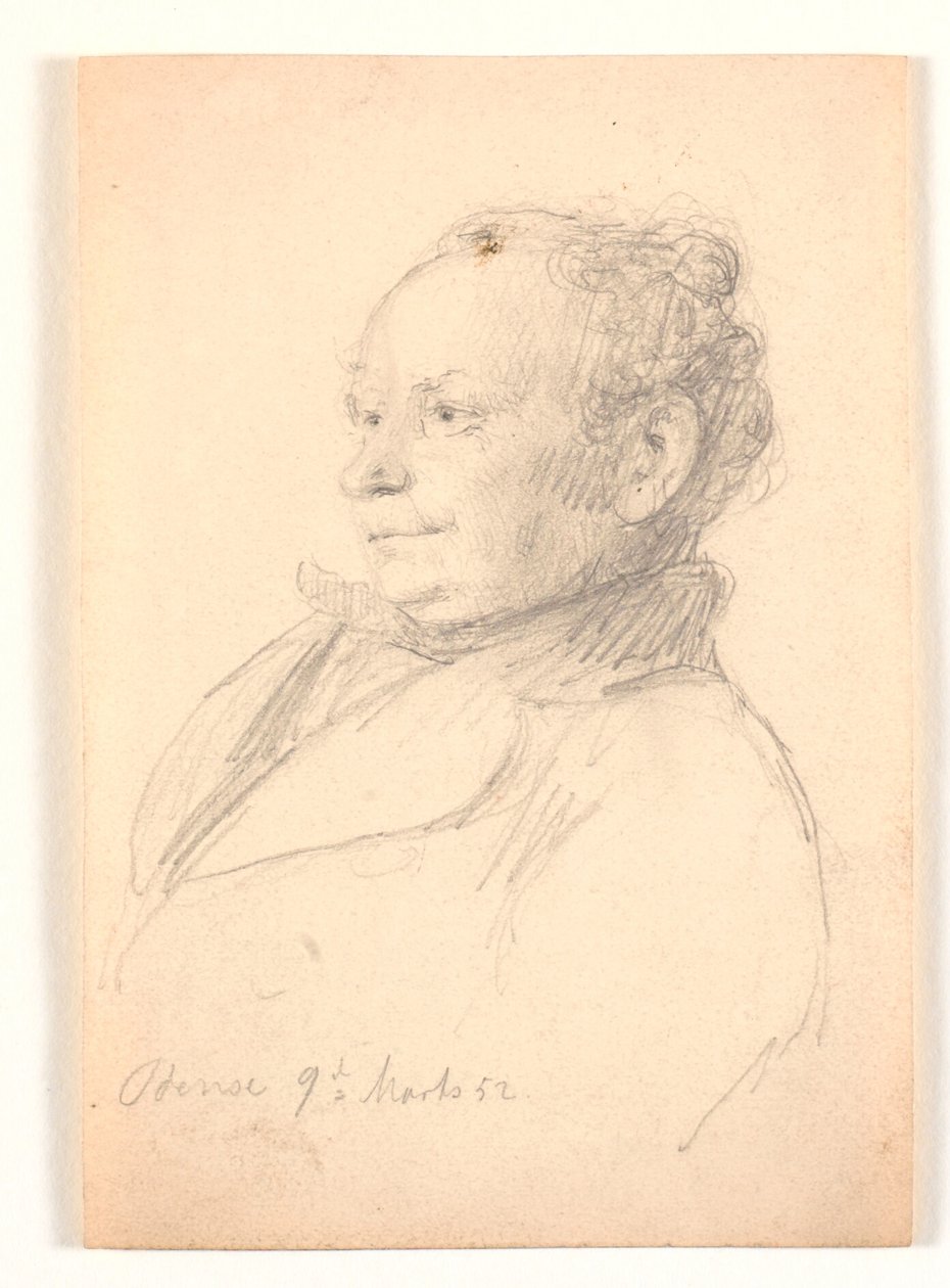 erkek portre 3/4 profil sola by Andreas Fritz