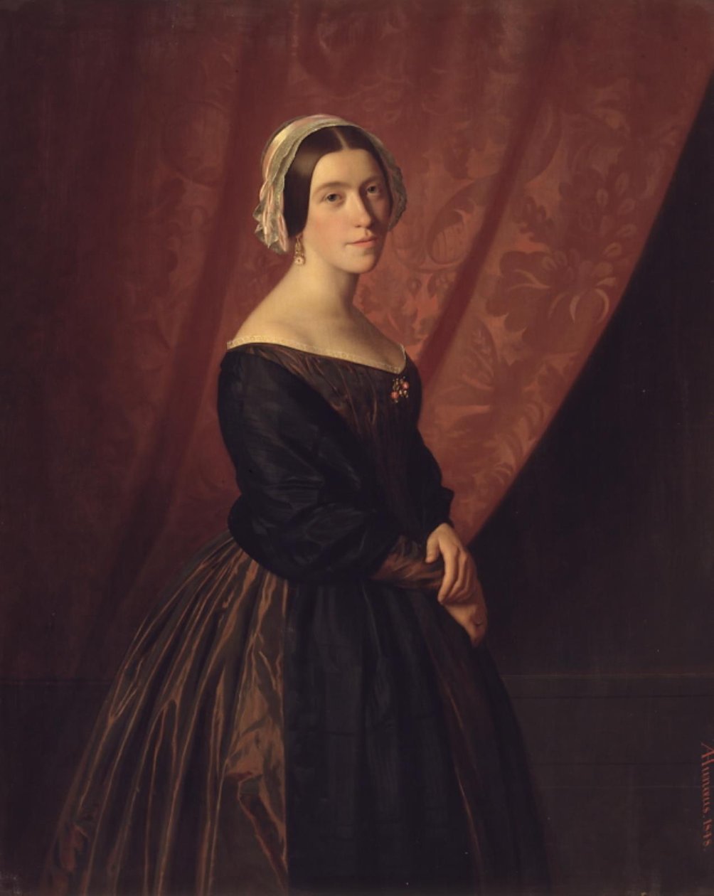 Thora Hunæus, b. Garbrecht, sanatçının eşi by Andreas Herman Hunæus