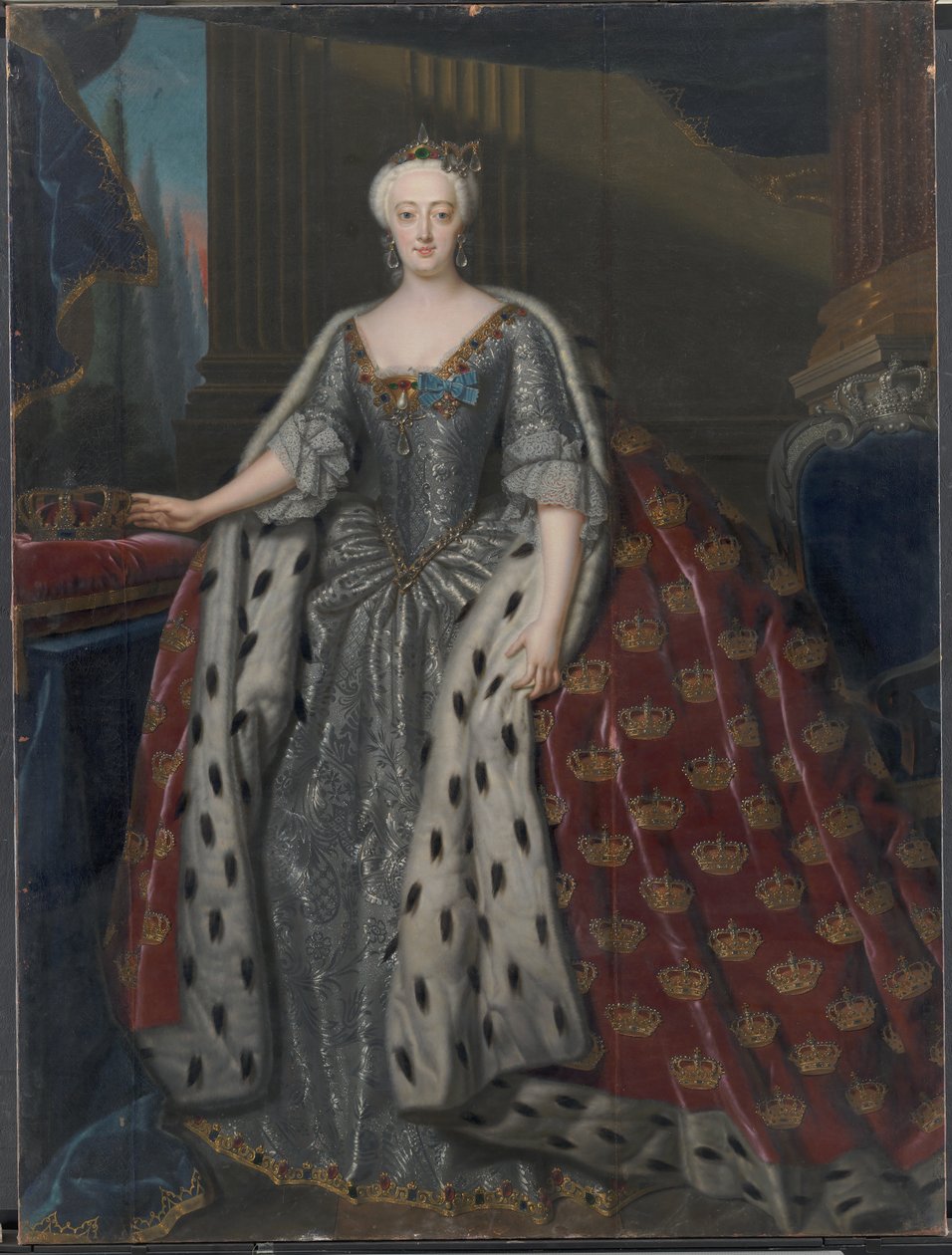 Sophie Magdalene, Christian VI Kraliçesi by Andreas Møller