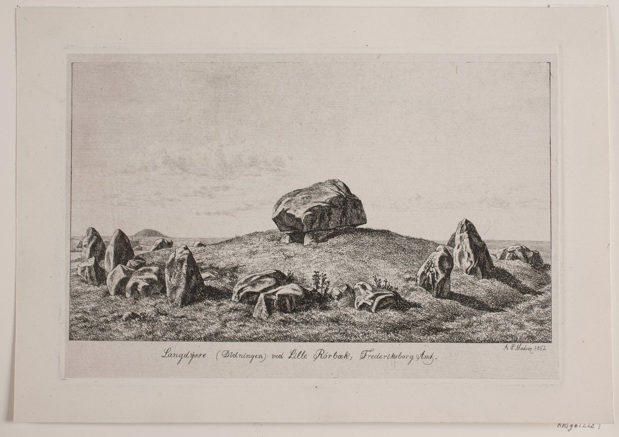 Lille Rørbæk tarafından Langdysse by Andreas Peter Madsen