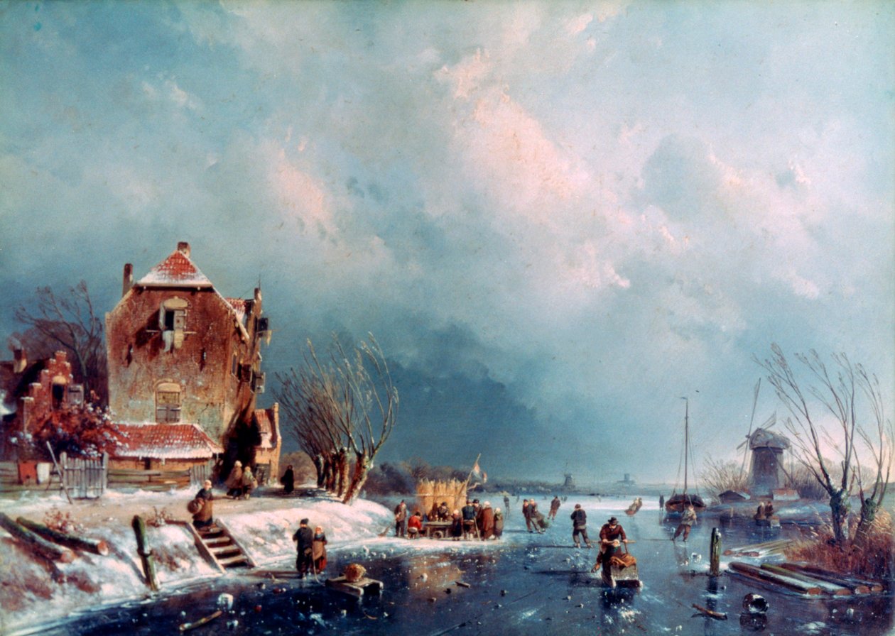 Donmuş Nehir, 1787-1870 by Andreas Schelfhout