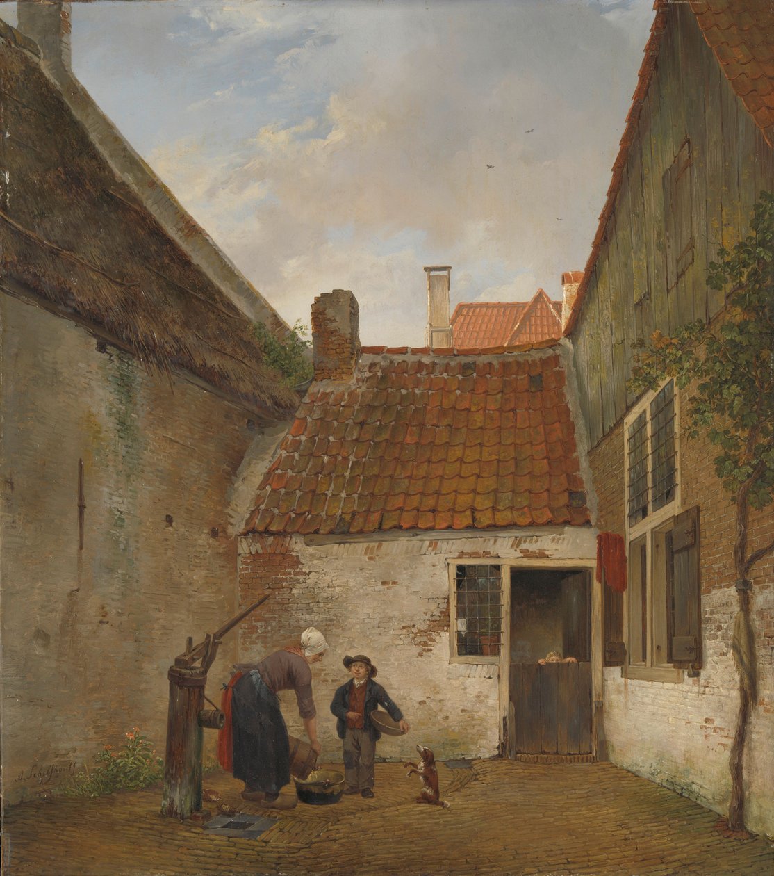  by Andreas Schelfhout