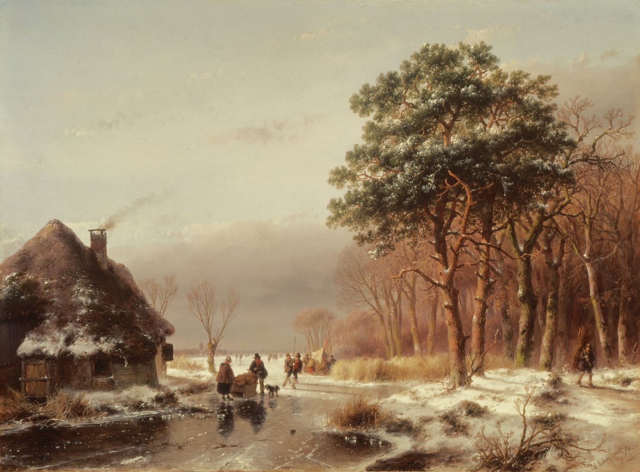 Ormanın Kenarı by Andreas Schelfhout