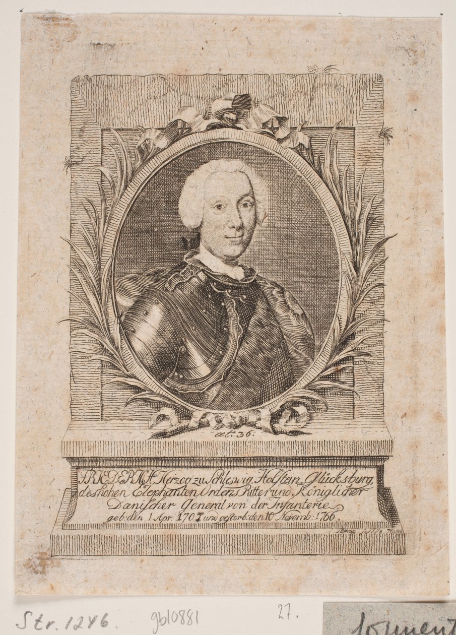 Lyksburg Dükü Frederik by Andreas Støttrup