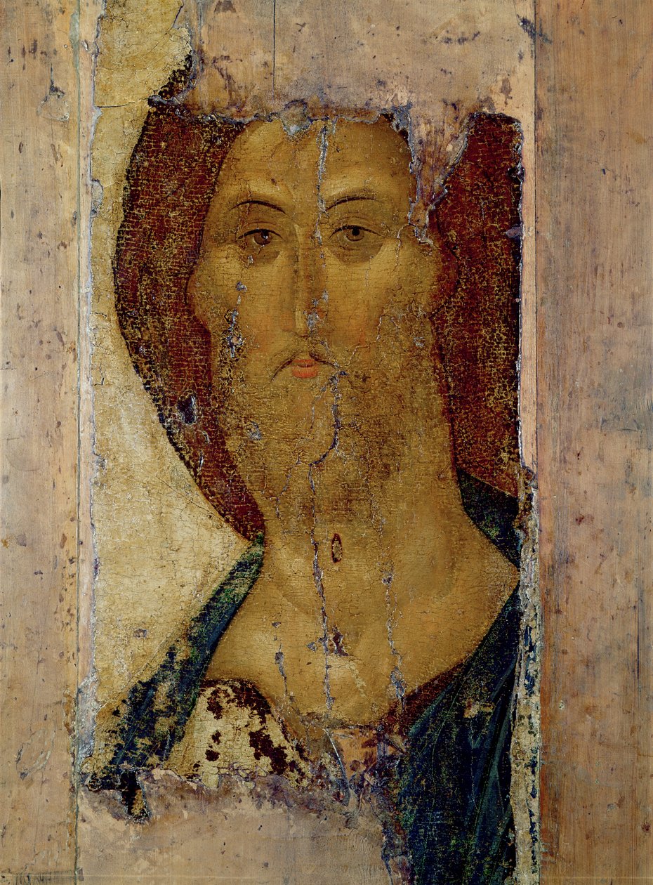 Kurtarıcı, 1420 (panelde tempera) by Andrei Rublev