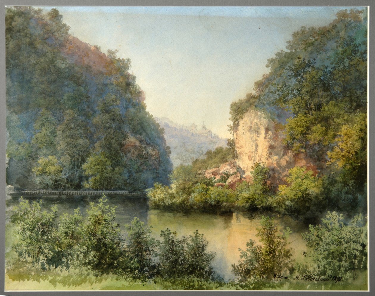 Yeni Athos, 1898 by Andrei Alexeevich Redkovsky