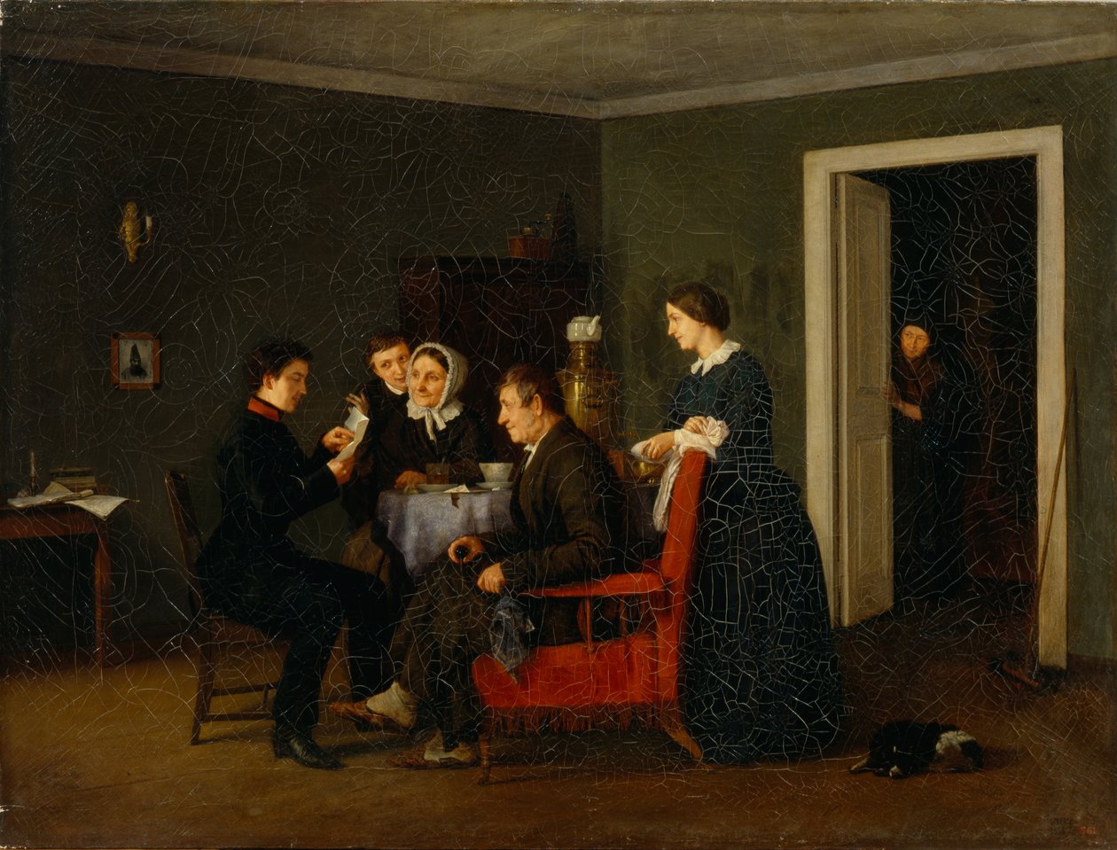 Neşeli Mektup, 1858 by Andrei Andreyevich Popov