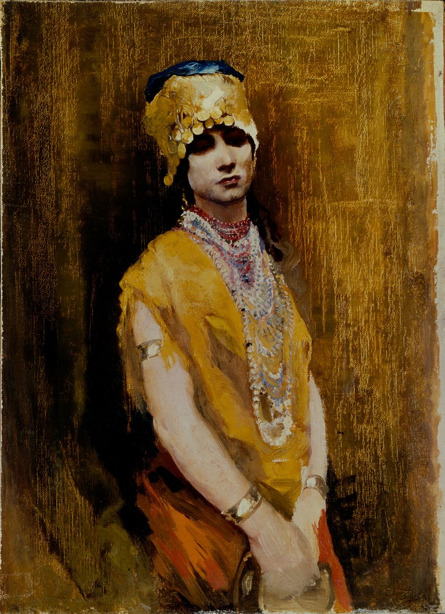 Bir dansçı, 19. yüzyılın sonu. by Andrei Petrovich Ryabushkin