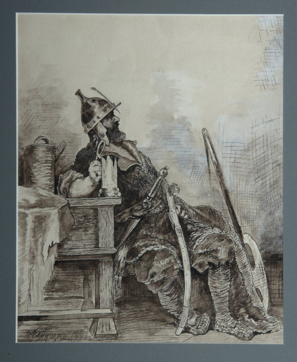 Bogatır, 1893 by Andrei Petrovich Ryabushkin