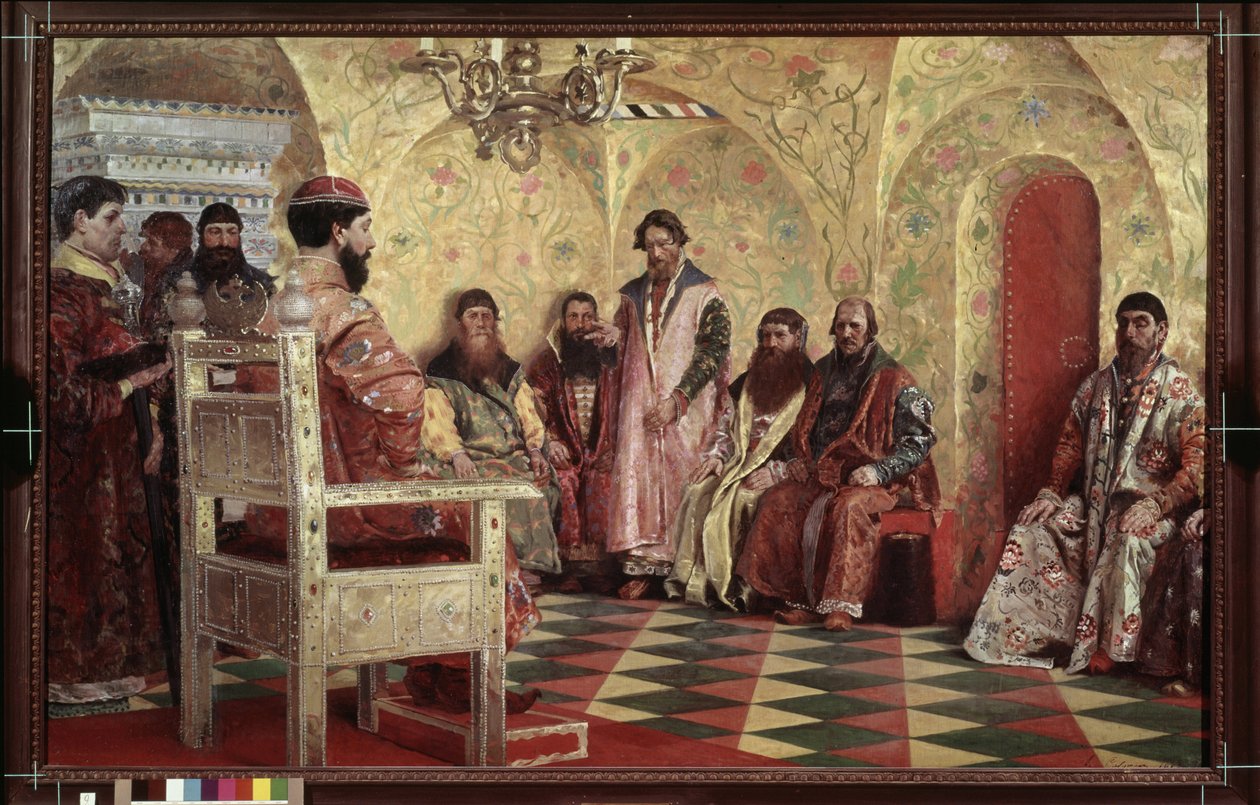 Le Çar Michel I Feodorovich de Rusie (Mikhail Feodorovich Romanov by Andrei Petrovich Ryabushkin