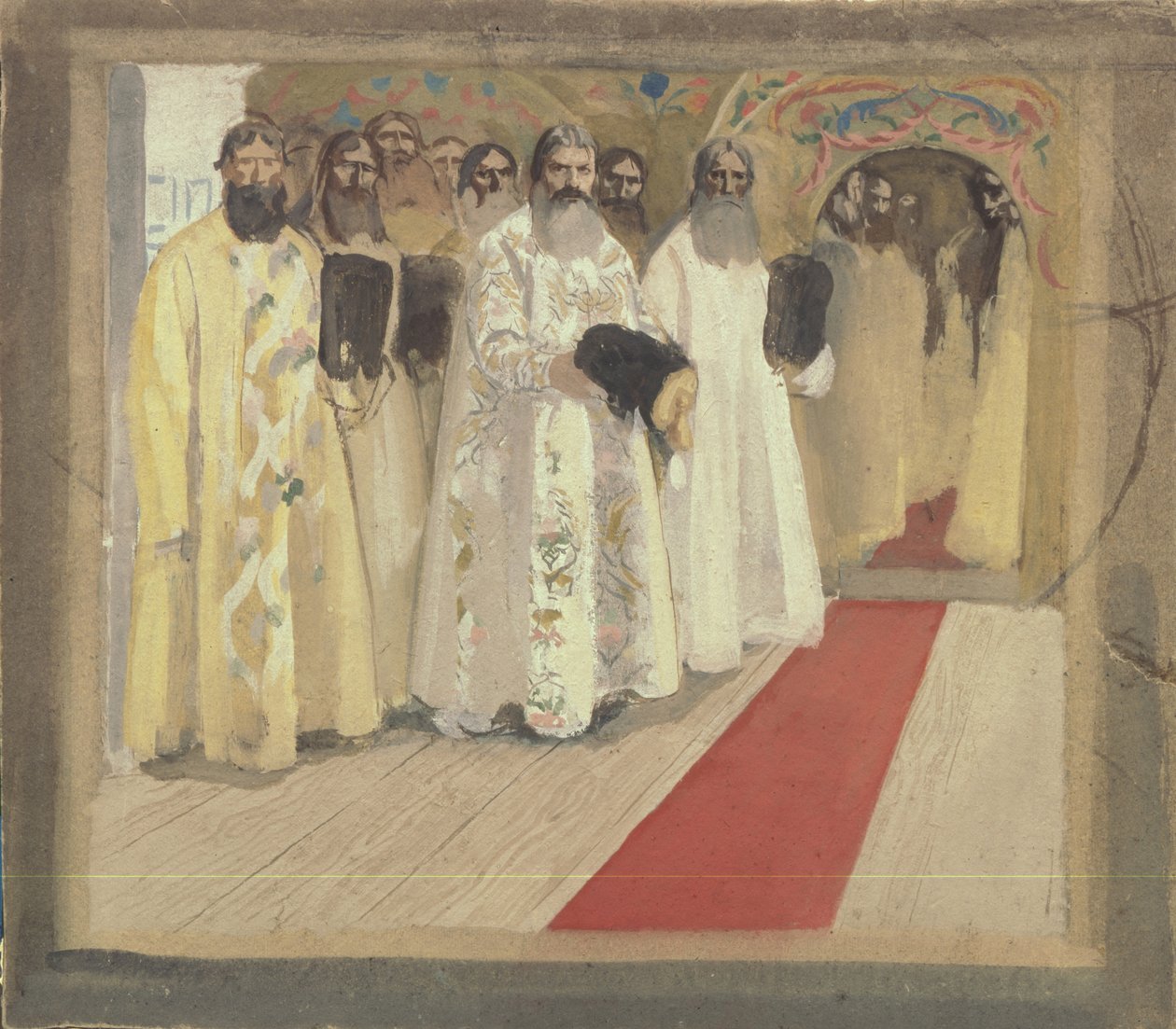 Çarı Beklerken, 1901 by Andrei Petrovich Ryabushkin