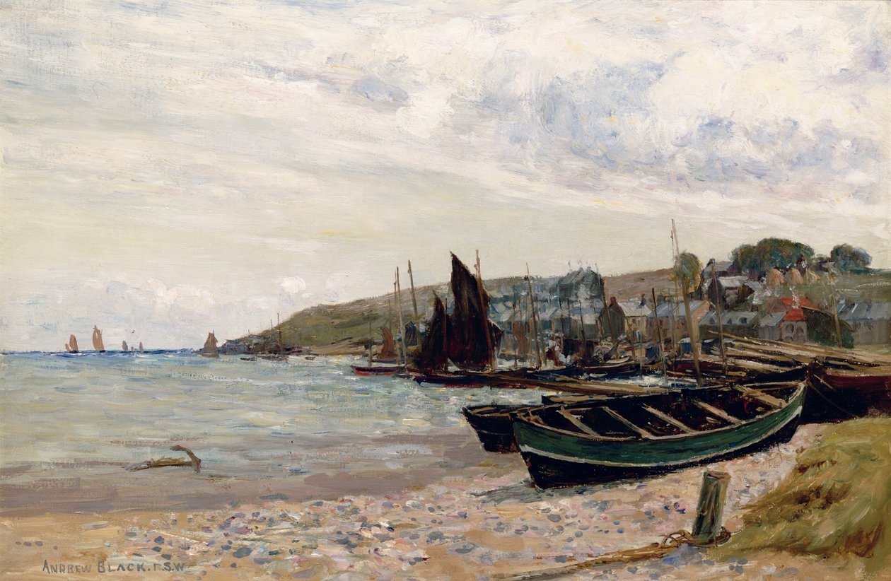 Güney Esk üzerinde Ferryden by Andrew Black