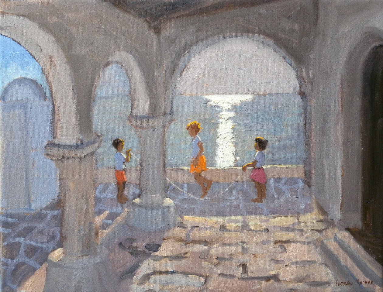 Çocuklar Atlama, Yunan Adaları, 2008 by Andrew Macara