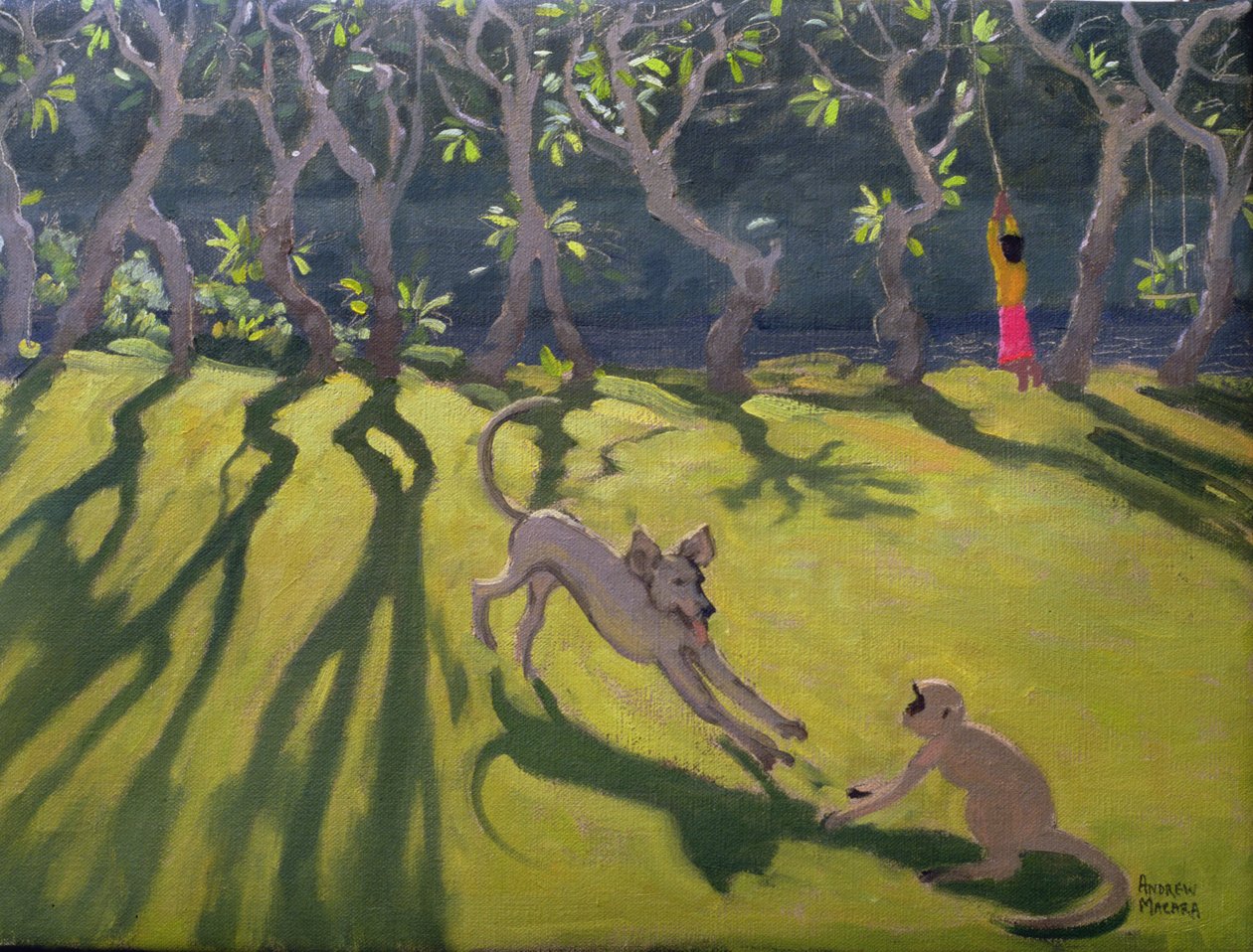 Köpek ve Maymun, Sri Lanka, 1998 by Andrew Macara