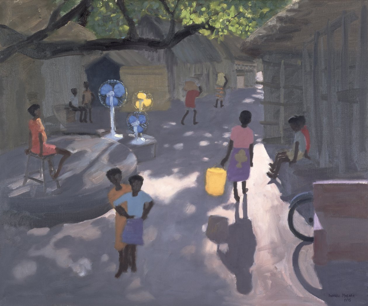Fan Seller, Malindi, Kenya, 1995  by Andrew Macara
