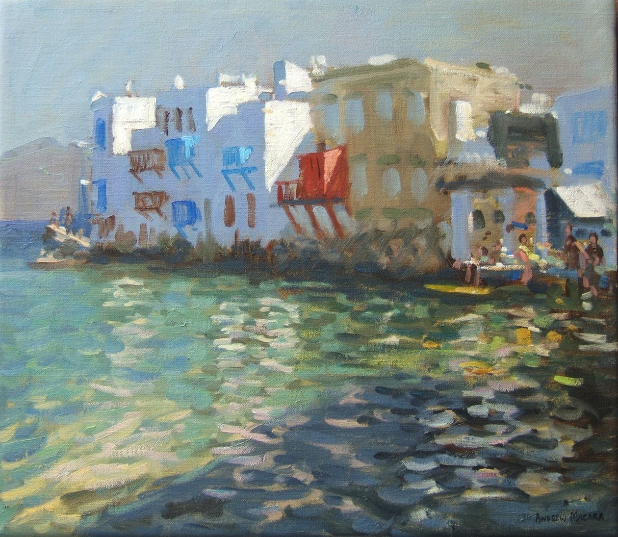 Küçük Venedik, Mikonos by Andrew Macara