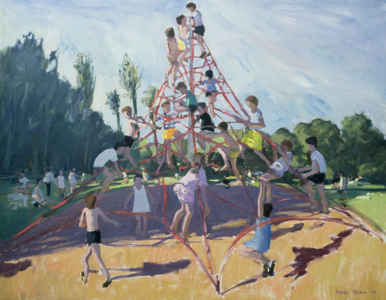 Mundy Bahçesi, Markeaton; Derbi, 1990 by Andrew Macara