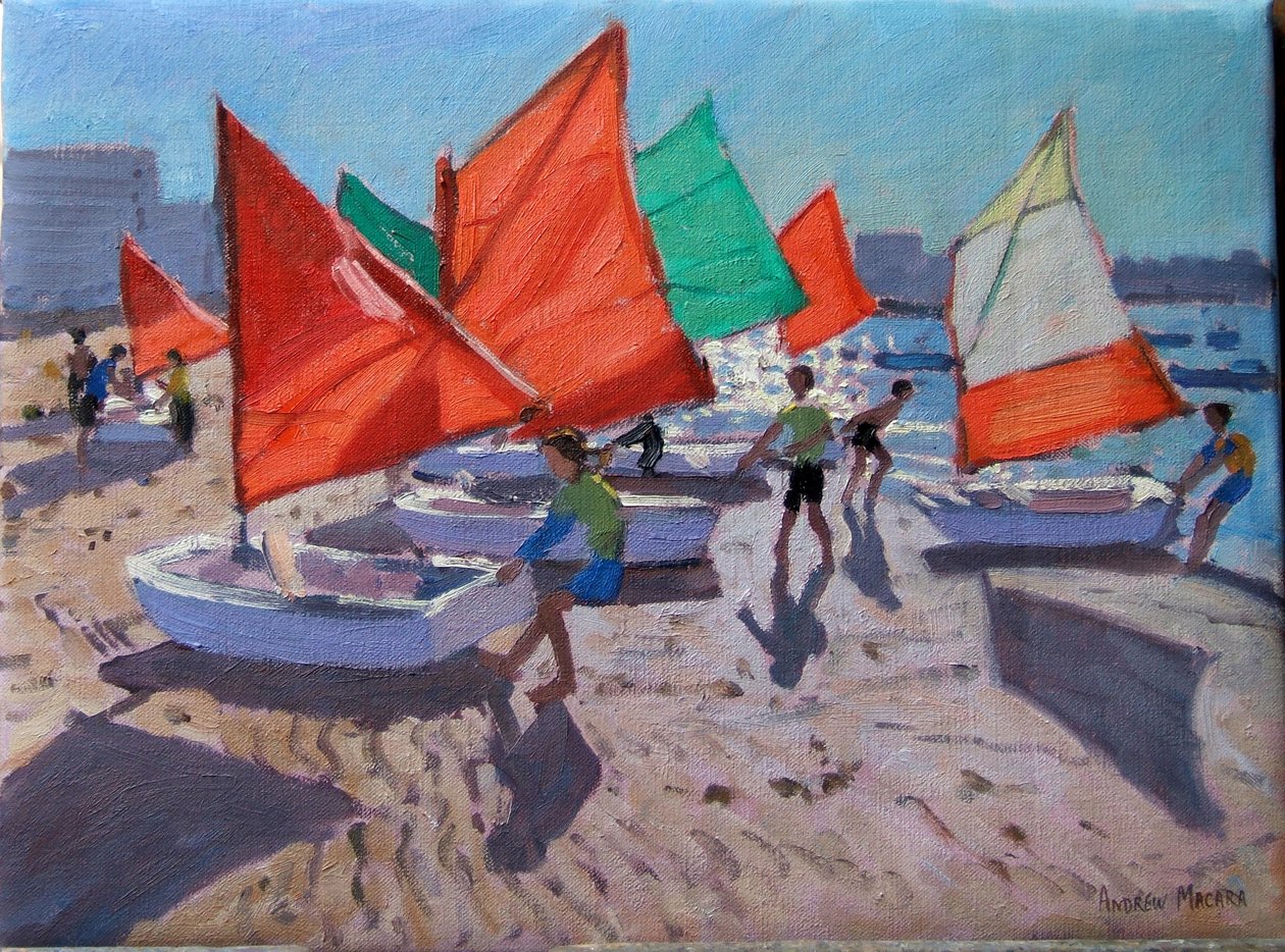 Kırmızı Yelkenler, Royan, Fransa by Andrew Macara