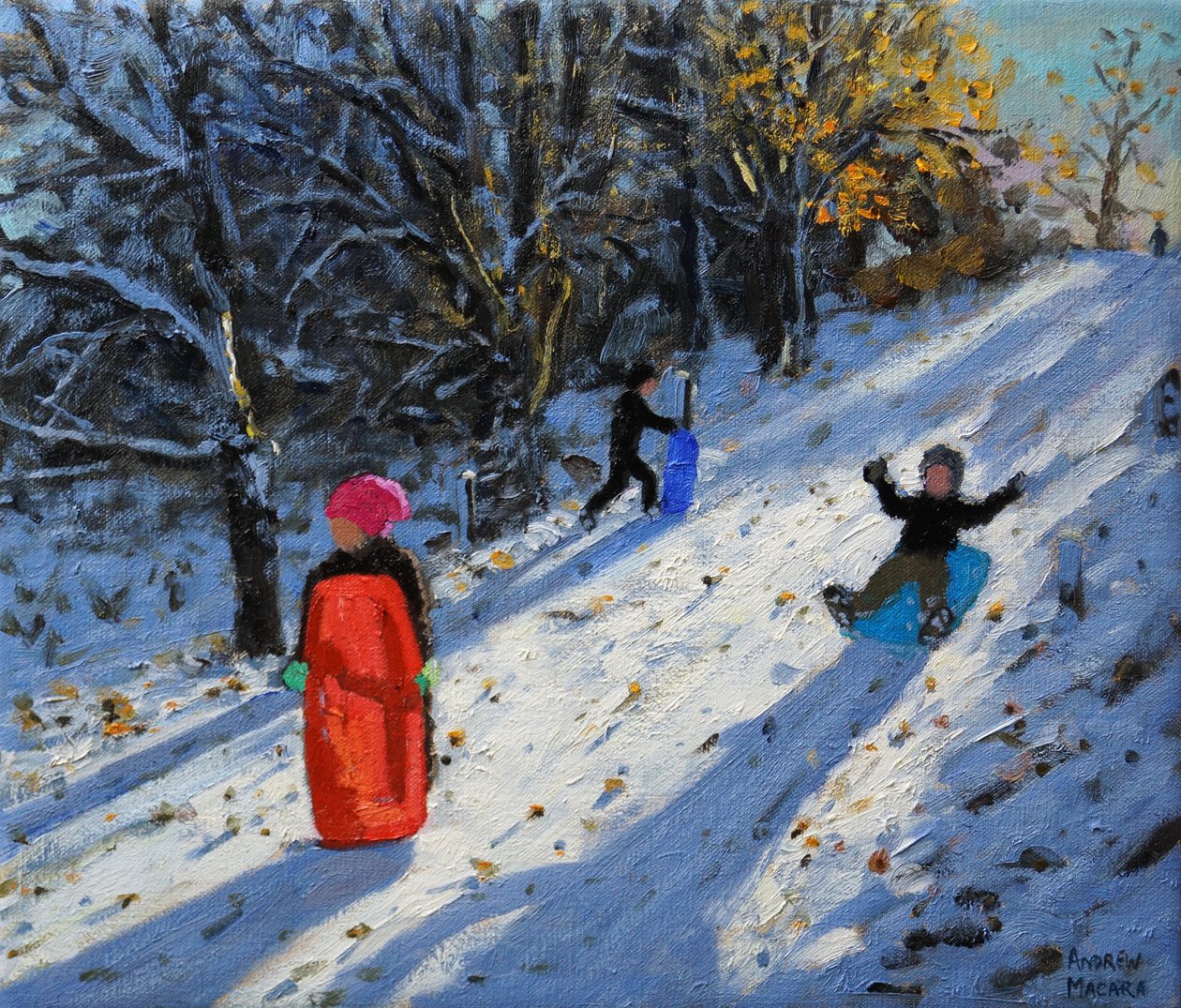 Kırmızı kızak, Allestree Park Derbisi. 2014 by Andrew Macara