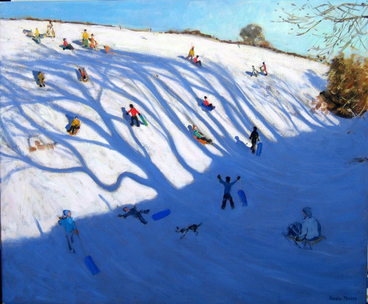Tepedeki gölgeler, Monyash by Andrew Macara